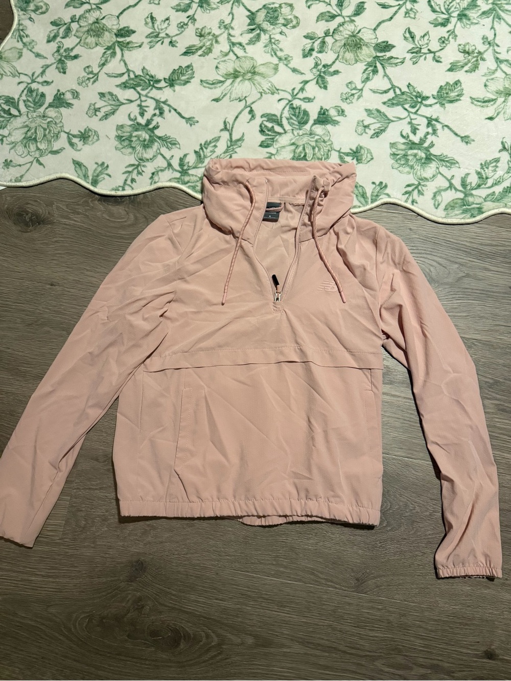 Women's Light Pink Pullover Bomber Jacket New Balance